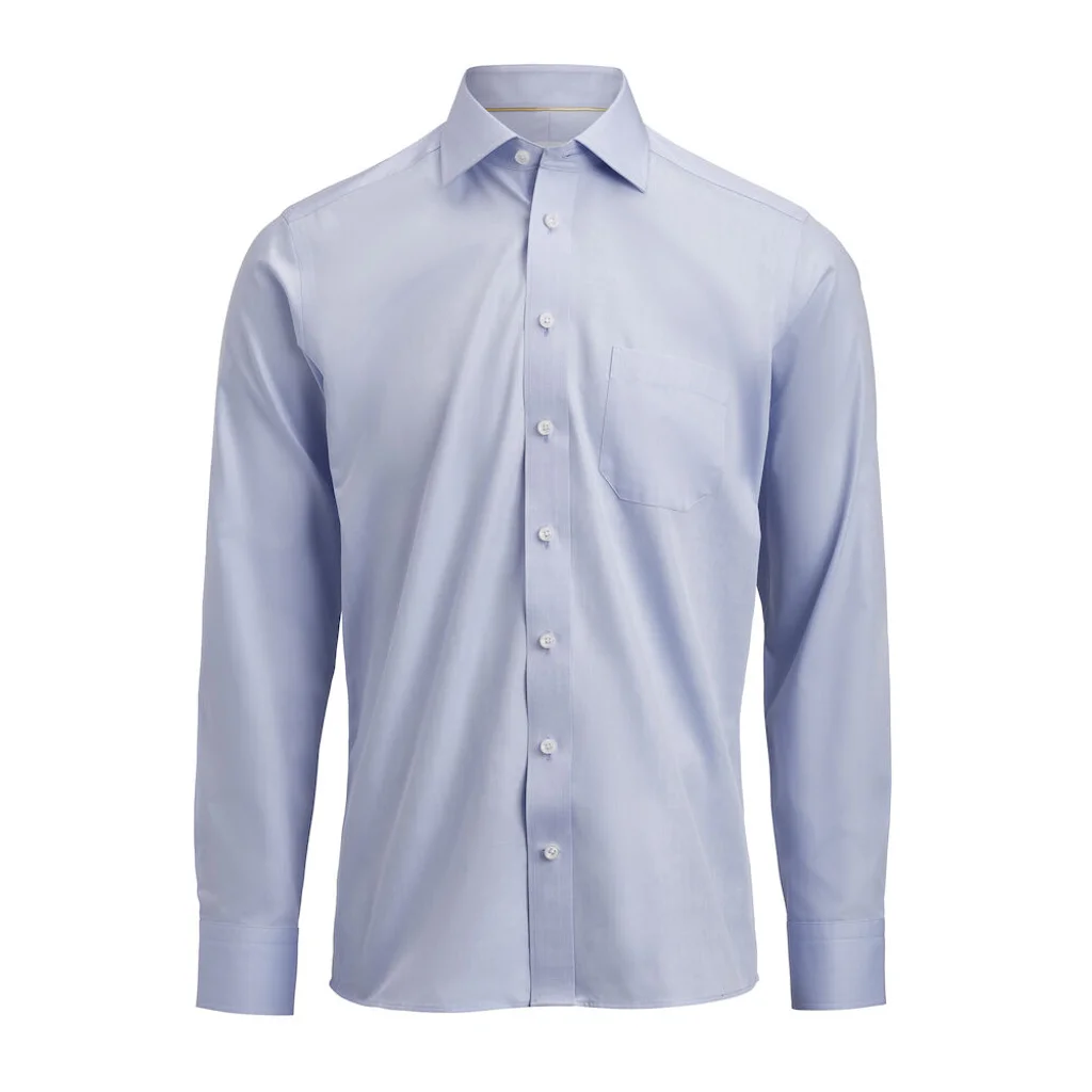 Hovedproduktbilde for Sky Blue J. Harvest & Frost Yellow Bow 50 med Lomme Slim Fit Skjorte