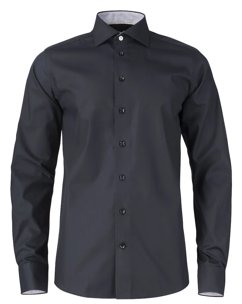 Hovedproduktbilde for Black/Black J. Harvest & Frost Yellow Bow 51 Skjorte