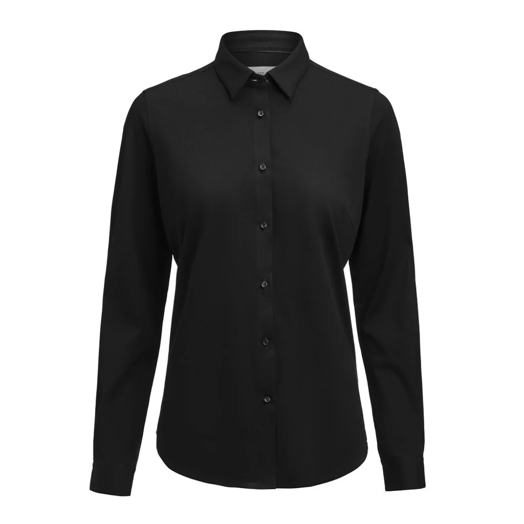 Hovedproduktbilde for Black J. Harvest & Frost Indigo Bow 135 Contemporary Fit Skjorte Dame