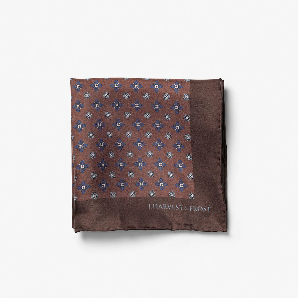 Hovedproduktbilde for Brown J. Harvest & Frost Handkerchief Silk Floral