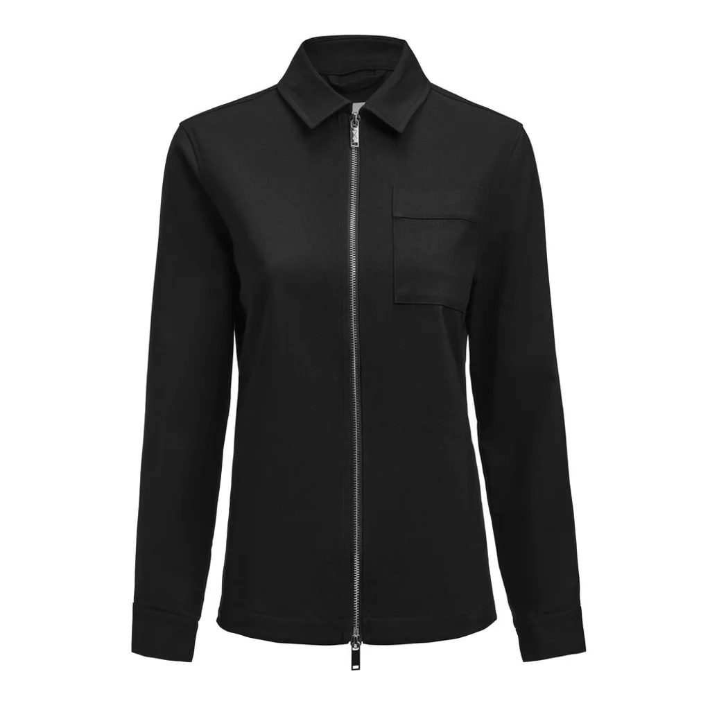 Hovedproduktbilde for Black J. Harvest & Frost Modern Zip Overshirt  Skjorte Dame