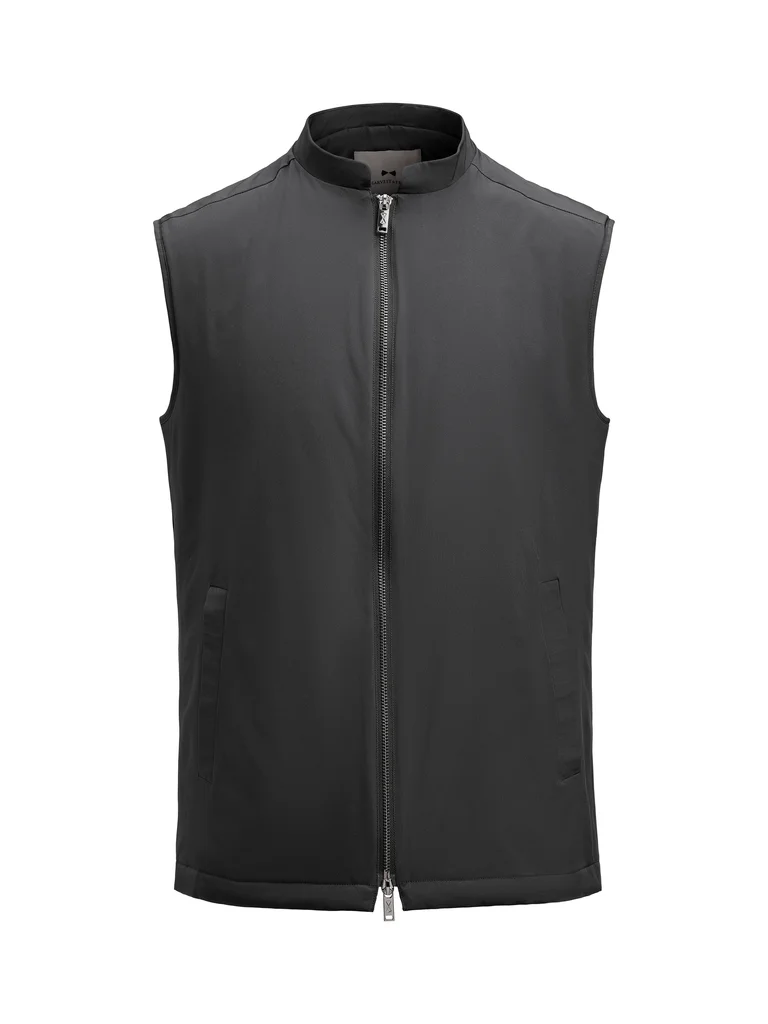 Hovedproduktbilde for Black J. Harvest & Frost Modern Vattert Vest