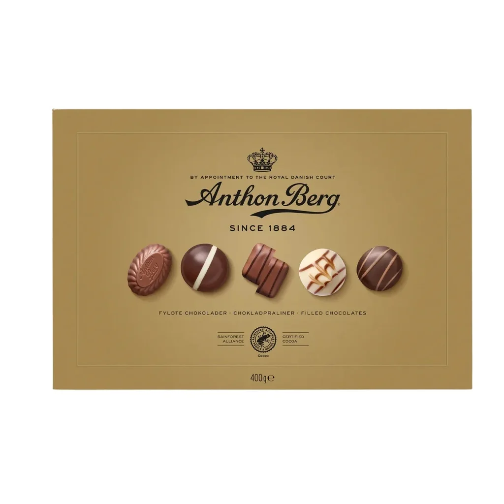 Hovedproduktbilde for 23-45-337613 Anthon Berg gulleske – 400 g