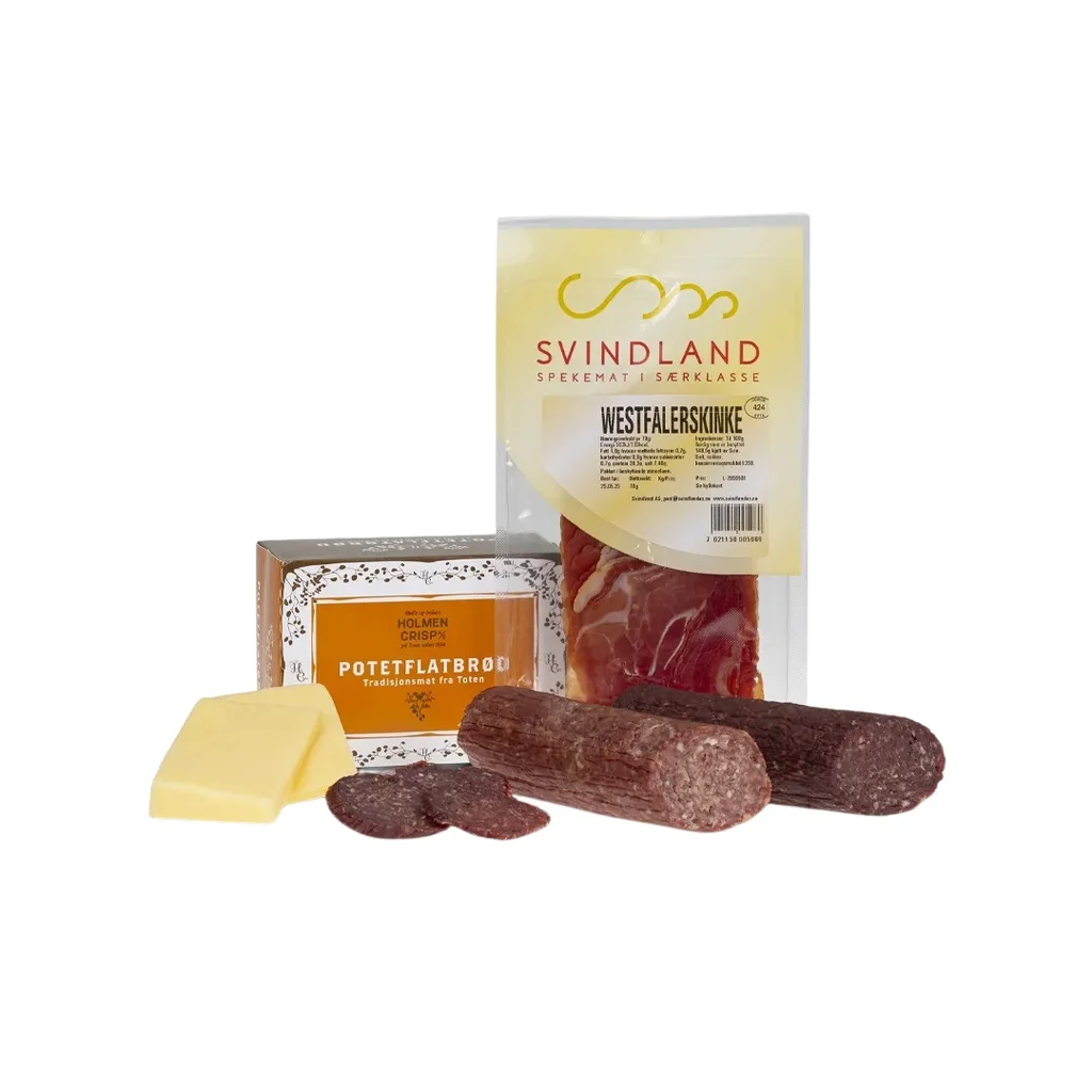 Hovedproduktbilde for 23-45-44455 Kortreist ost og spekemat