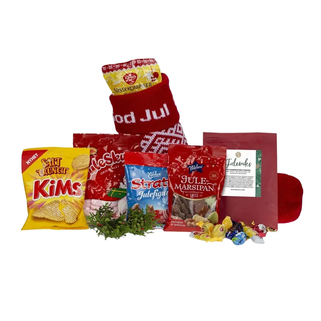 Hovedproduktbilde for 23-45-44575 Julestrømpe med julegodt – Stor