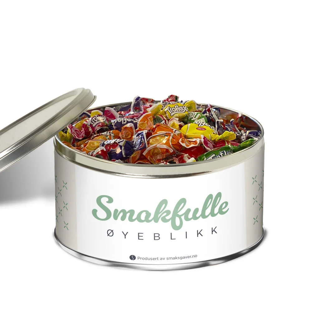 Hovedproduktbilde for 23-45-60525 Godteboks Fruktkarameller Stor