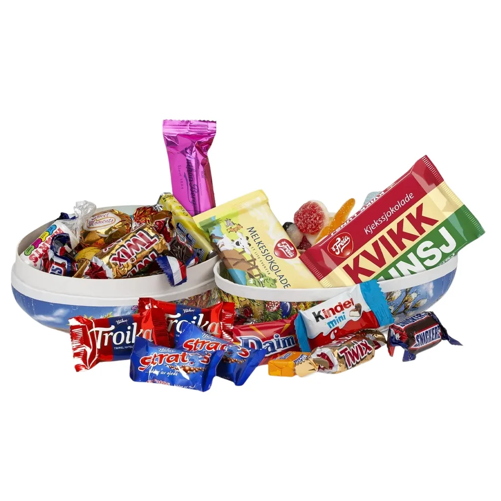 Hovedproduktbilde for 23-45-pp51060 Påskeegg 15 cm Smågodt Og IPB 400G