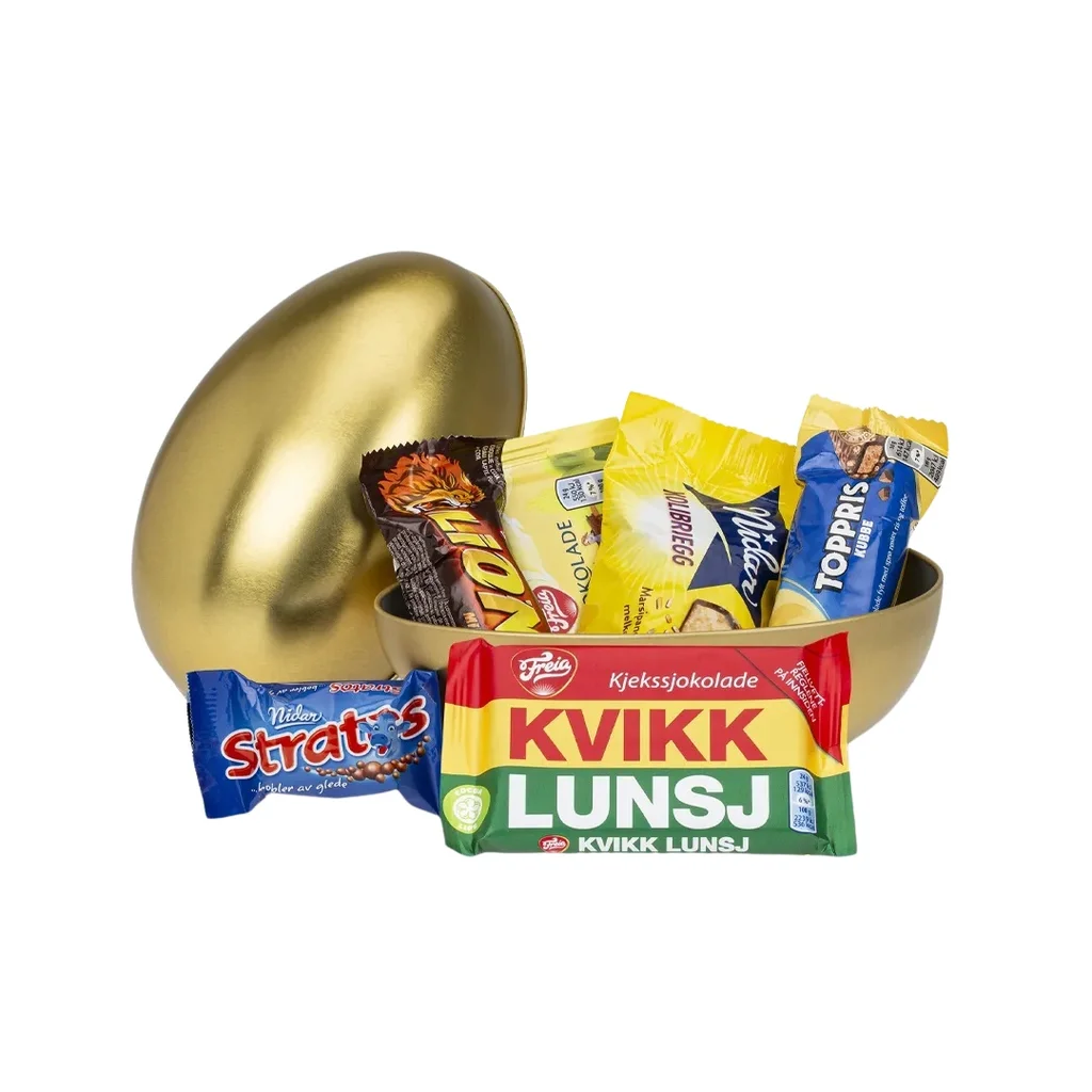 Hovedproduktbilde for 23-45-pp51120 Gullegg 15 cm med Påskeklassikere