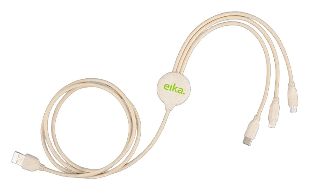 Hovedproduktbilde for 25-47-dra-2779 Haze Hvetehalm 3-i-1   Ladekabel
