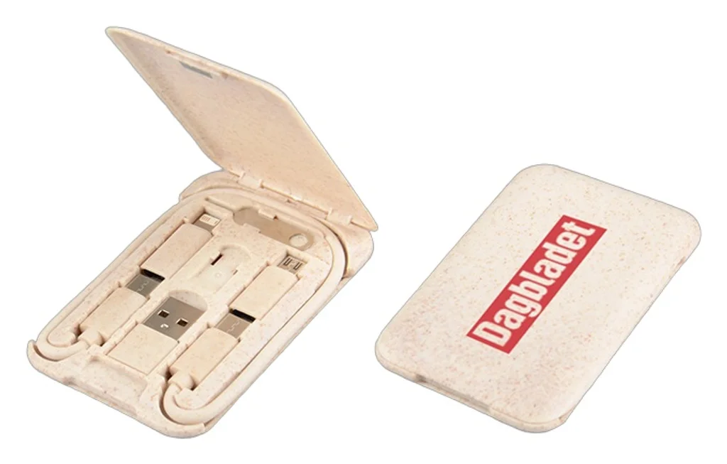 Hovedproduktbilde for 25-47-dra-2780 Birch Hvetehalm 6-i-1 Ladekabel Sett
