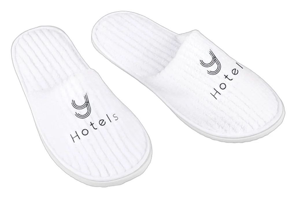 Hovedproduktbilde for 25-47-dra-3166 Buetind Fleece Stripet Hotellslippers
