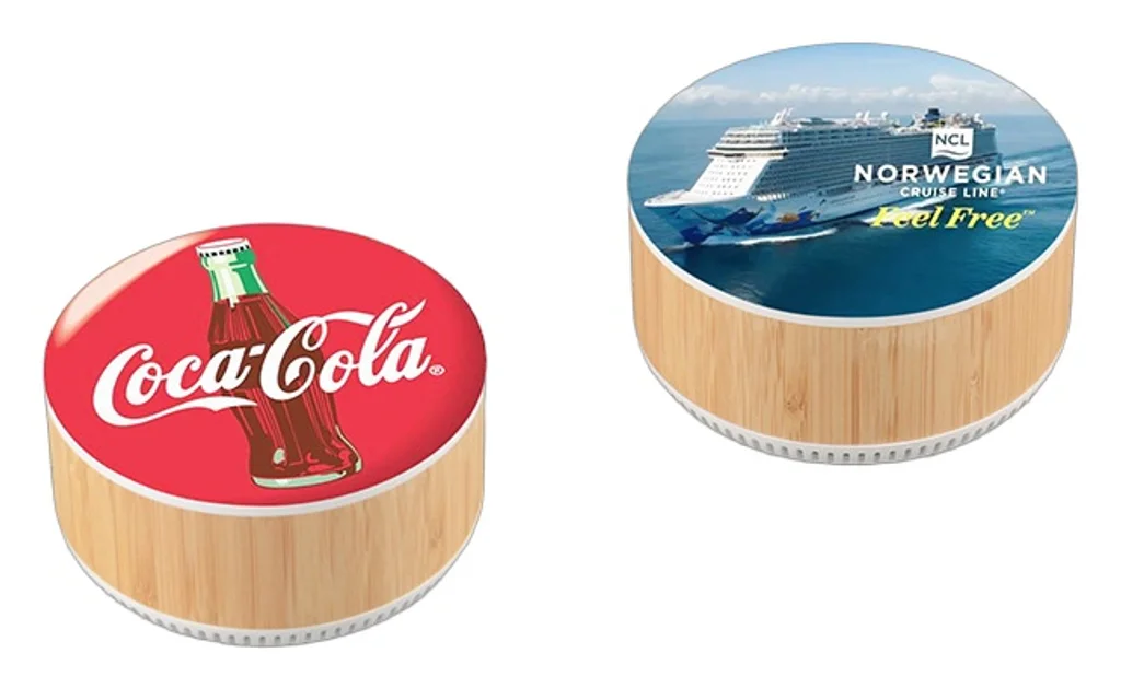 Hovedproduktbilde for 25-47-dra-3299 Forest Bambus 2-i-1 Trådløs Ladeplate med Høyttaler Ladeplate