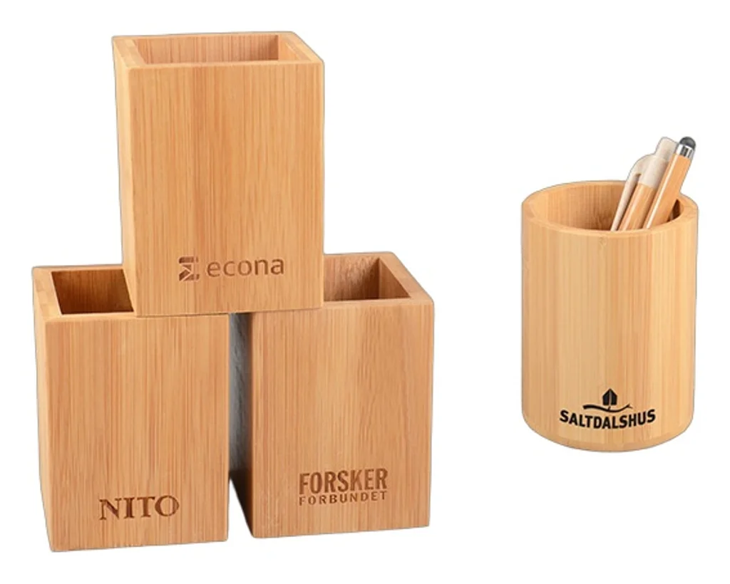 Hovedproduktbilde for 25-47-dra-3338 Evora Bambus Penneholder
