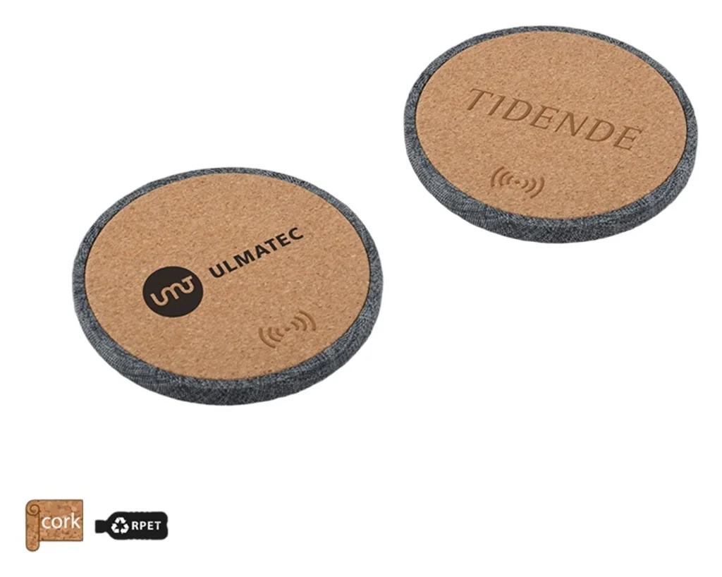 Hovedproduktbilde for 25-47-dra-3345 Odessa Kork og RPET 10W Trådløs Ladeplate