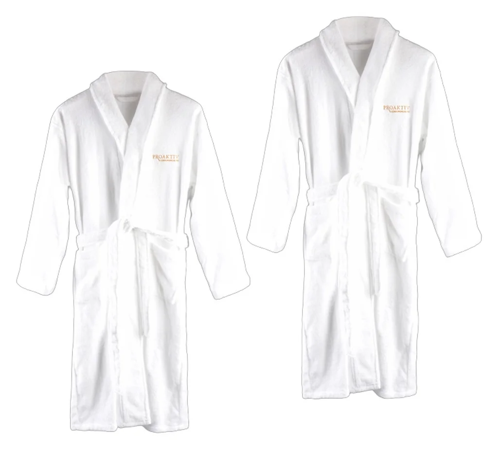 Hovedproduktbilde for 25-47-dra-3780 Terry Bomull Unisex  Badekåpe