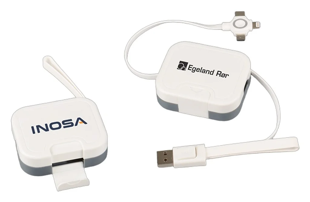 Hovedproduktbilde for 25-47-dra-3827 Dylan 3-i-1 Uttrekkbar Ladekabel med Mobilstativ