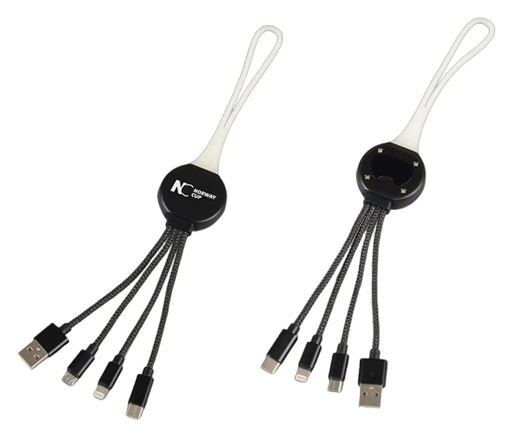 Hovedproduktbilde for 25-47-dra-3837 Echo 3-i-1 Flaskeåpner og Laderkabel med Lys