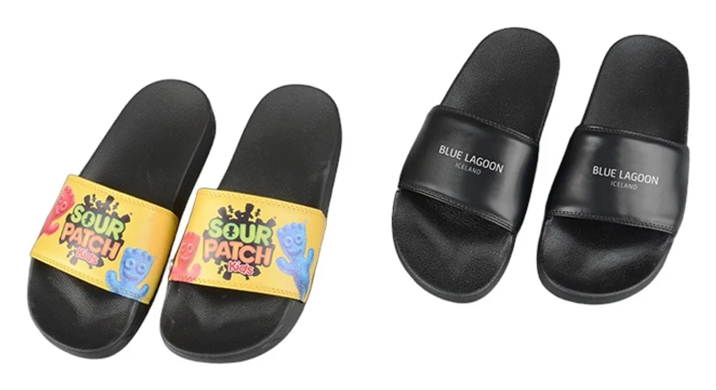 Hovedproduktbilde for 25-47-dra-3867 Izola PVC Slippers for Barn med PU Topp Barn