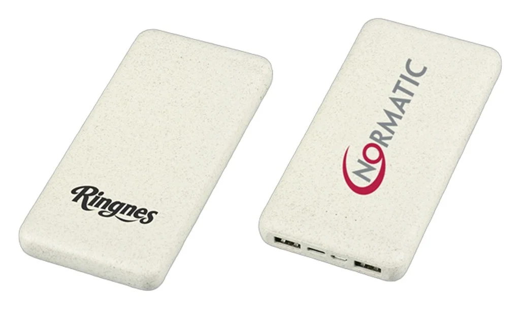 Hovedproduktbilde for 25-47-dra-3903 Journey 10.000 mAh Hvetestrå Trådløs Powerbank