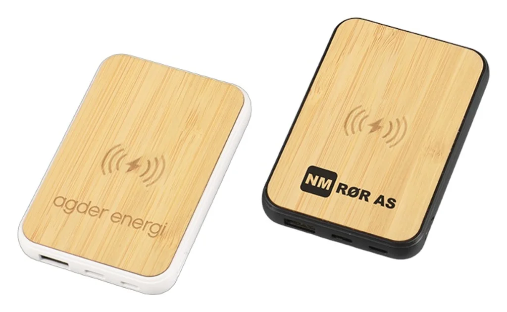 Hovedproduktbilde for 25-47-dra-3909 Camden 5000 mAh Bambus Trådløs Powerbank