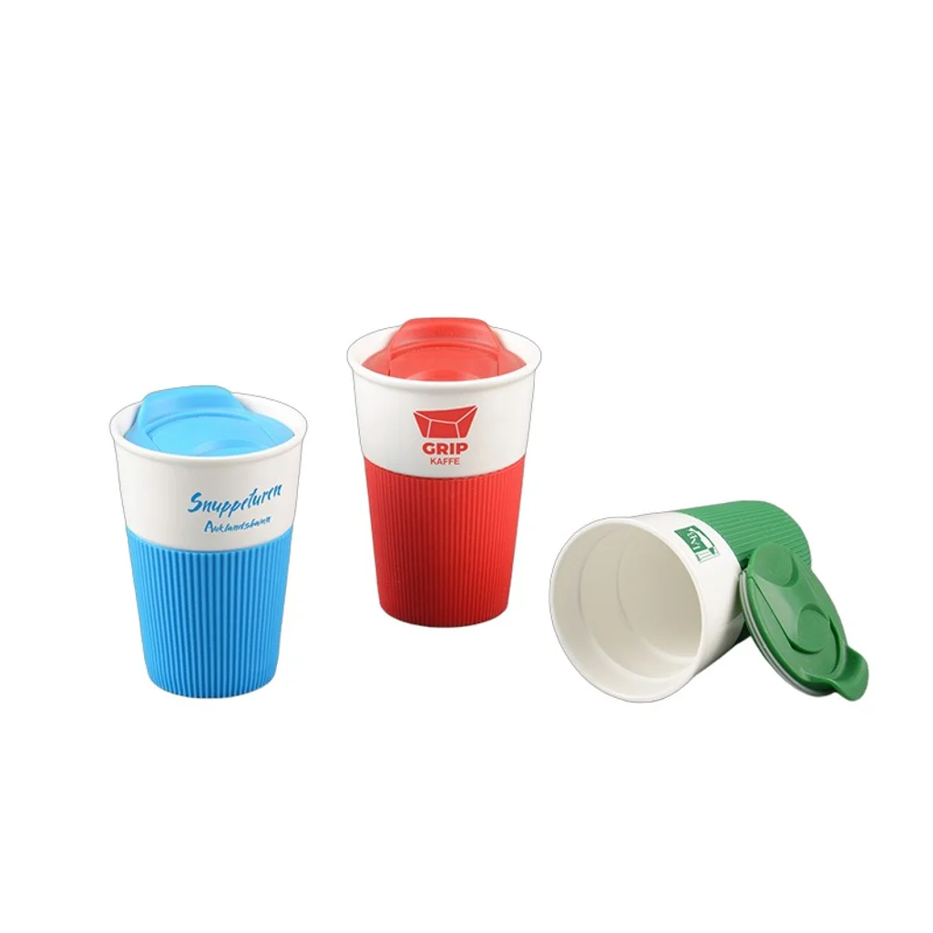 Hovedproduktbilde for 25-47-dra-4020-b Oliver 370 ml Porselenskopp med Silikongrep
