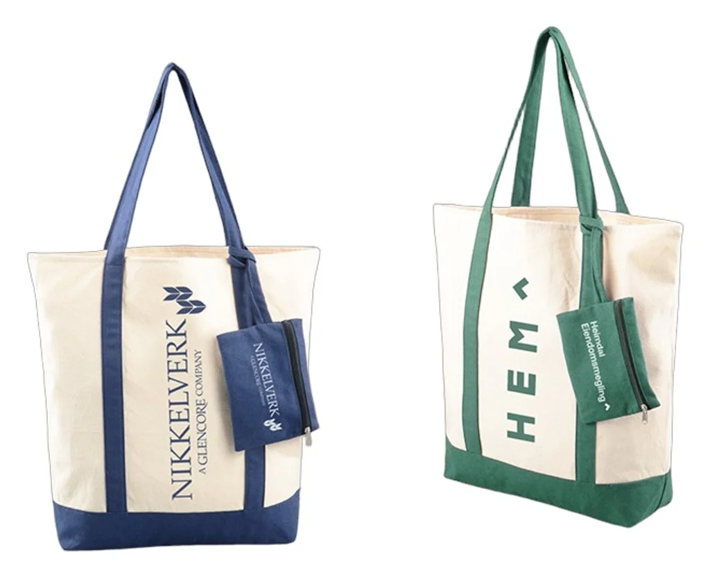 Hovedproduktbilde for 25-47-dra-4049 Flagstaff Canvas 19L Shoppingbag med Glidelåslomme Shoppingbag