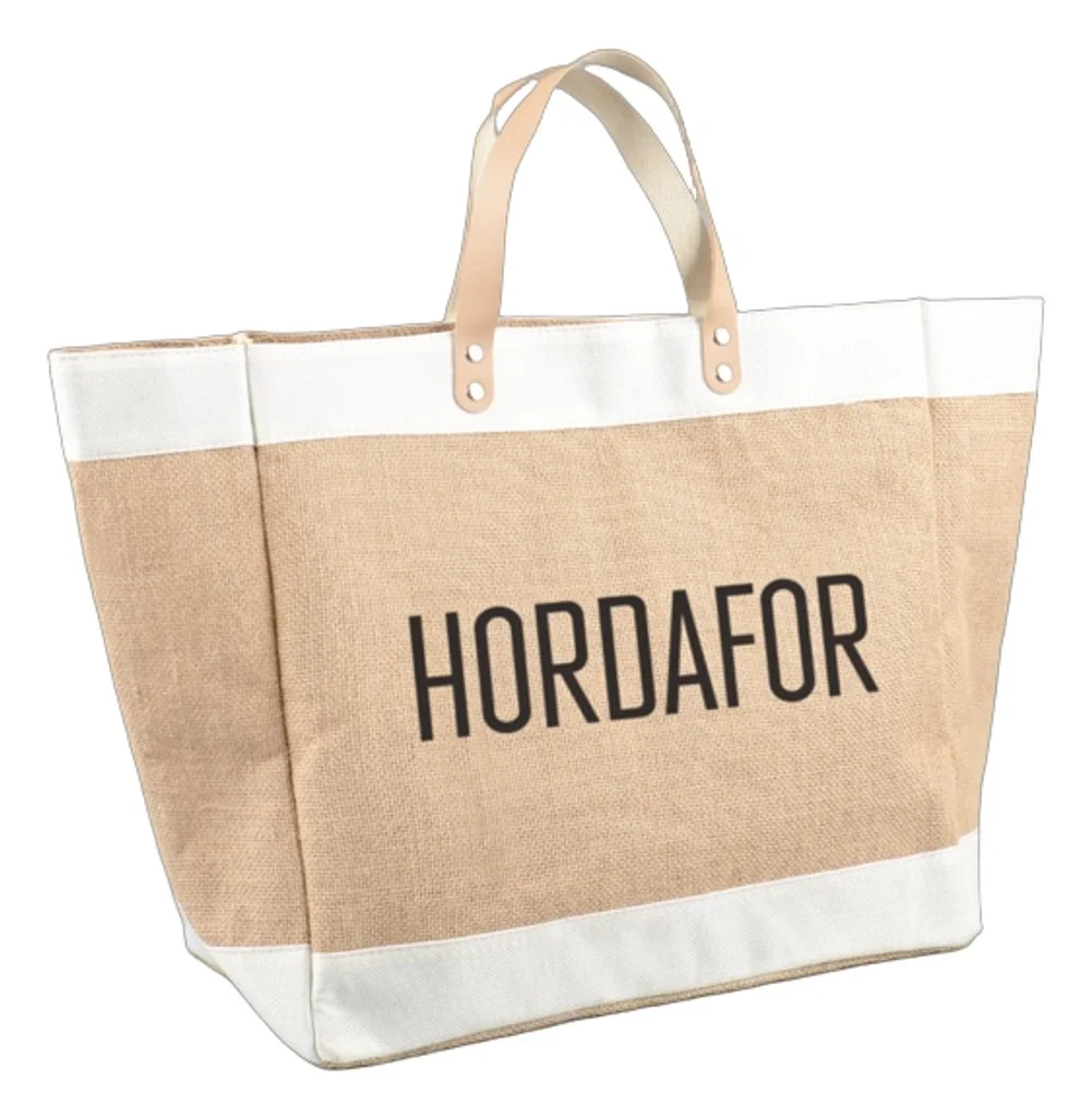 Hovedproduktbilde for 25-47-dra-4124 Vivian Jute og Bomull 28L Strandveske