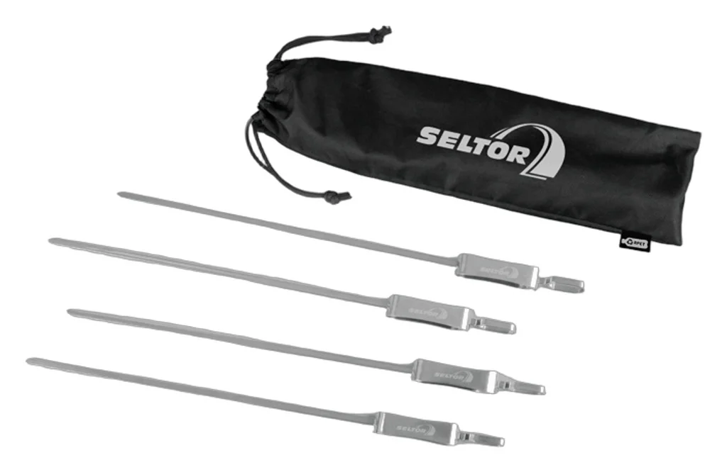 Hovedproduktbilde for 25-47-dra-4201 Fort Rustfritt Stål 4 stk Grillspyd Sett