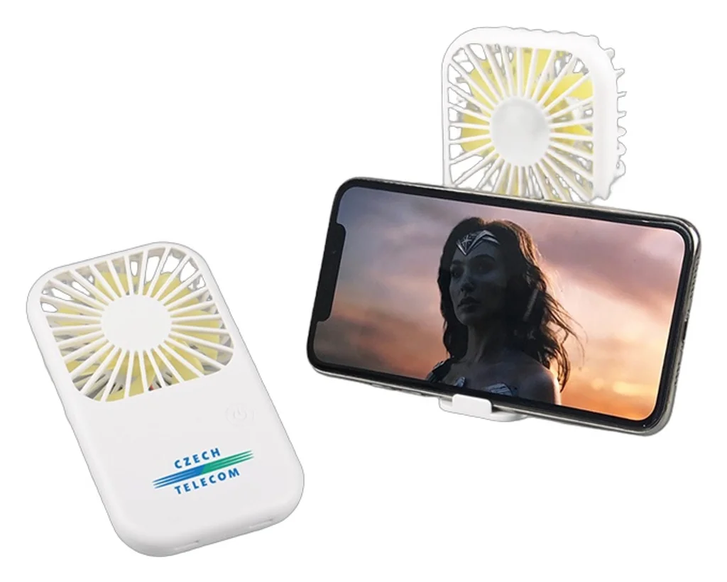 Hovedproduktbilde for 25-47-dra-4265 Teya Telefonstativ med Oppladbar Vifte