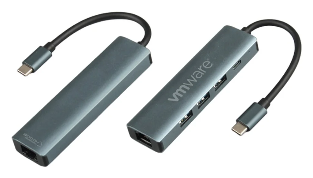 Hovedproduktbilde for 25-47-dra-4297 Lumen Resirkulert Aluminium  5-i-1 USB Hub