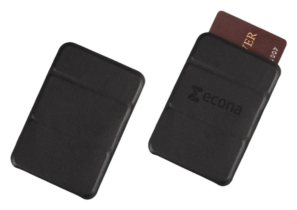 Hovedproduktbilde for 25-47-dra-4311 Delmen PU-skinn RFID Kortholder med Telefonstativ