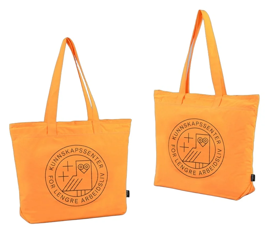 Hovedproduktbilde for 25-47-dra-4353 Bente Resirkulert Nylon 27L Shoppingbag med Glidelås