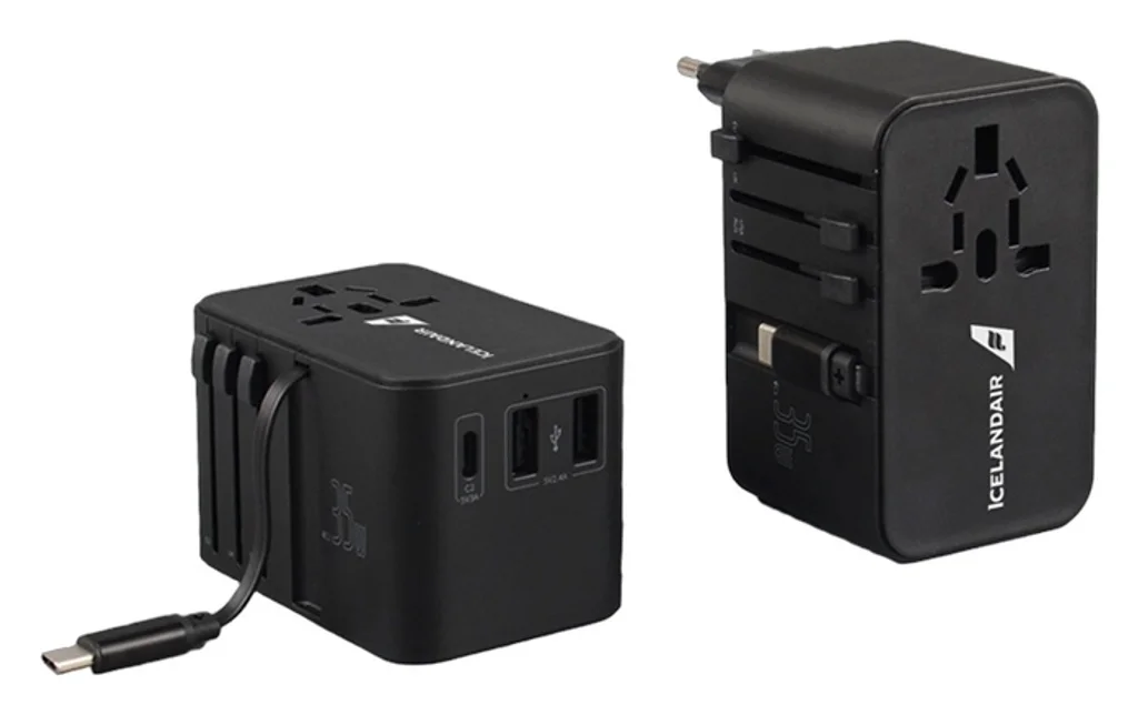 Hovedproduktbilde for 25-47-dra-4388 Sivo 35W PD Reiseadapter med Uttrekkbar Ladekabel