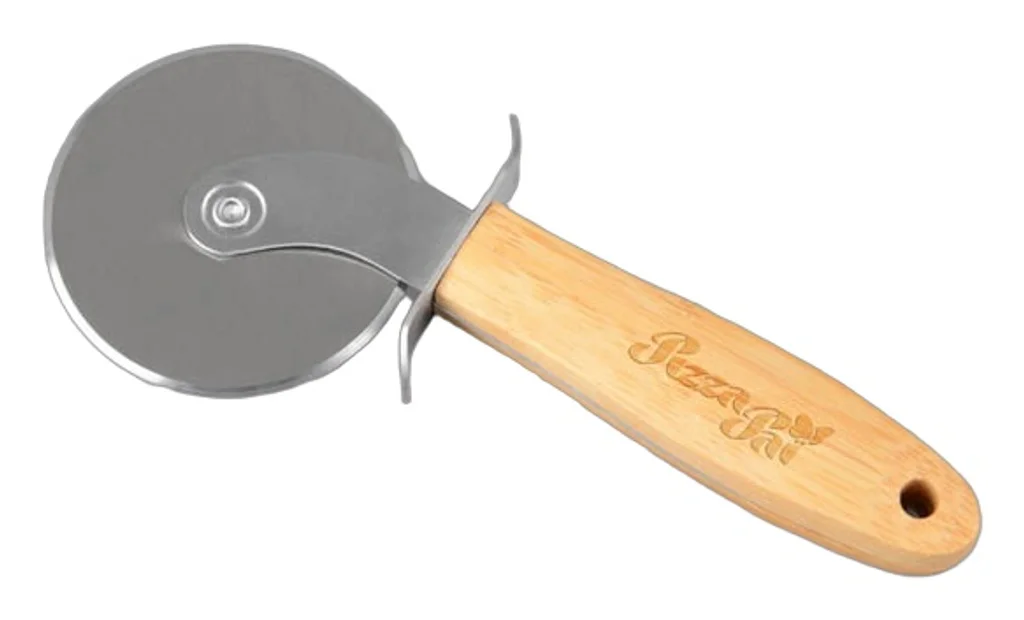 Hovedproduktbilde for 25-47-drb-4868 Tønsberg Bambus og Rustfritt Stål Pizzahjul
