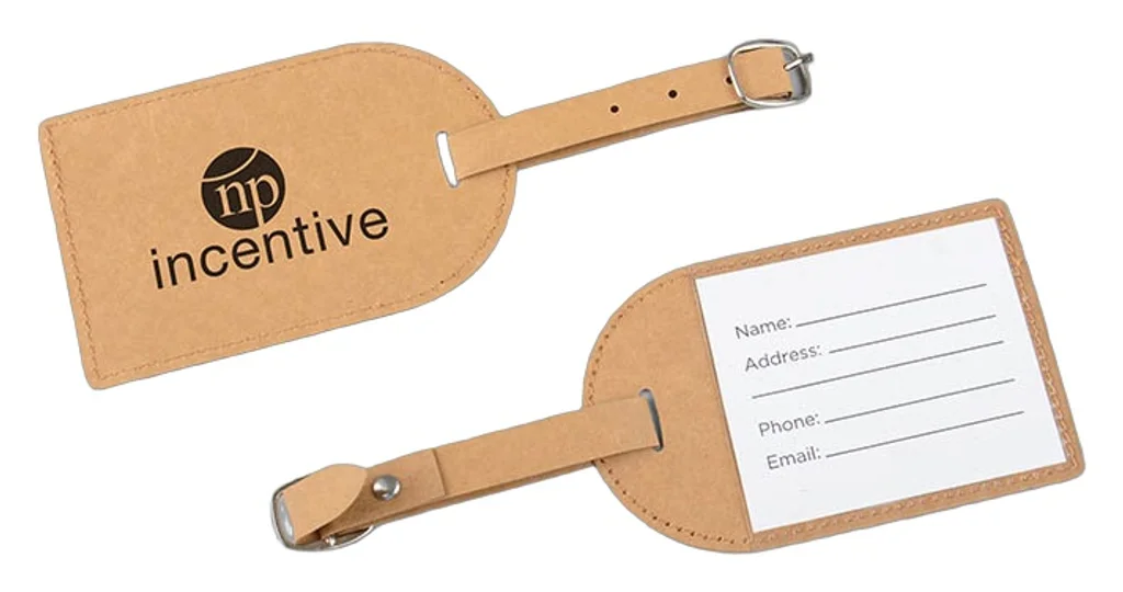 Hovedproduktbilde for 25-47-drb-4958 Vanntett Kraftpapir Bagasjelapp