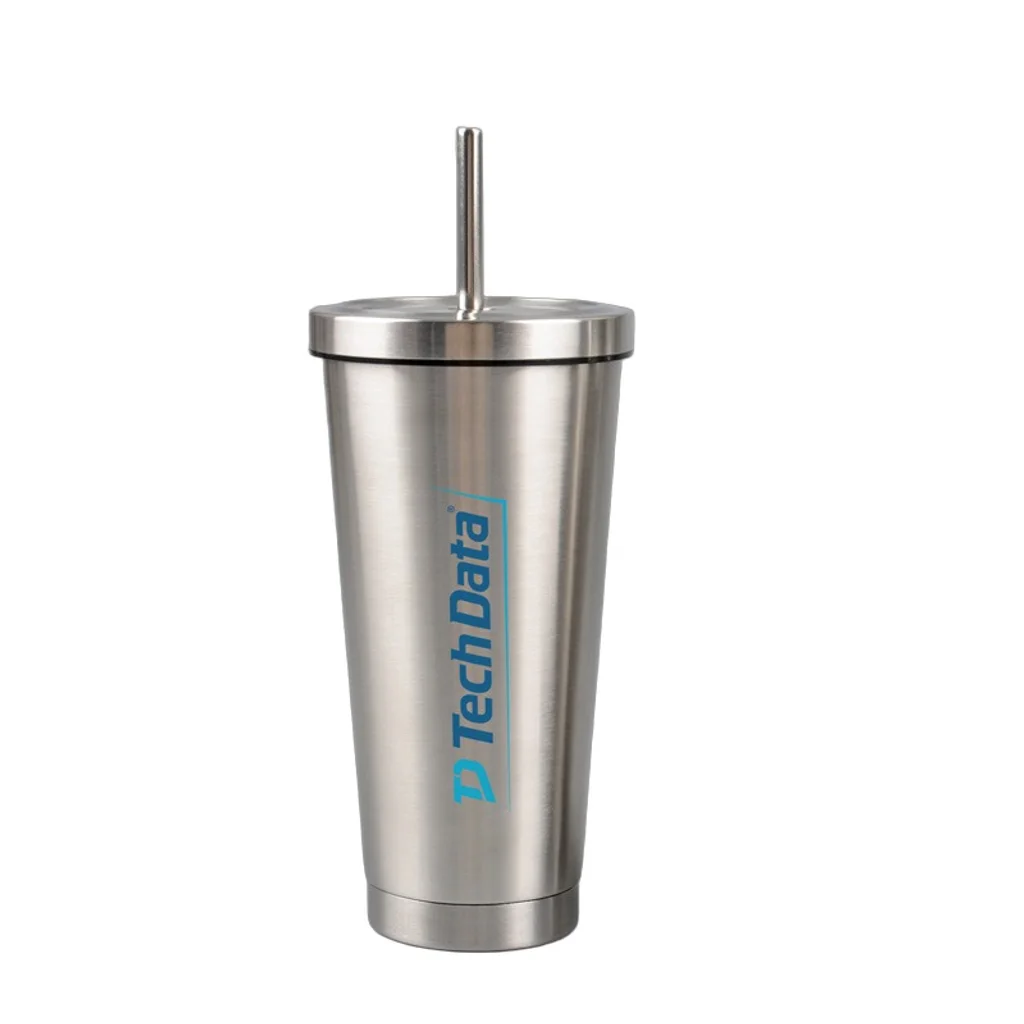 Hovedproduktbilde for 500 ml Vakrely Vakuumisolert Tumbler med Sugerør