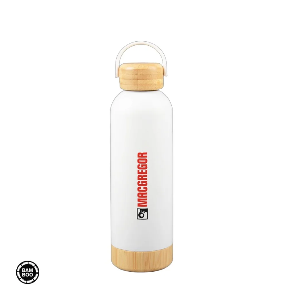 Hovedproduktbilde for 25-47-drb-5250-b Rosertun 500 ml Rustfritt Stål Bambusdetaljer Termoflaske
