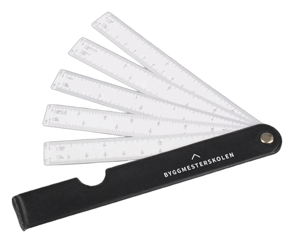 Hovedproduktbilde for 25-47-drb-5478 Milton Vifteformet Linjal