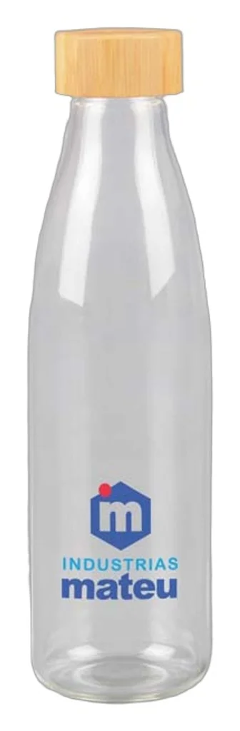 Hovedproduktbilde for 25-47-drb-5707 Matera 600 ml Glassflaske med Bambuslokk