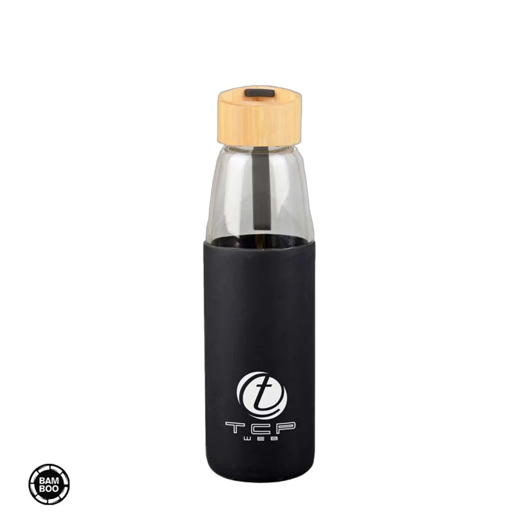 Hovedproduktbilde for 25-47-drb-5709-b Sibu 500 ml Silikon og Glass Drikkeflaske