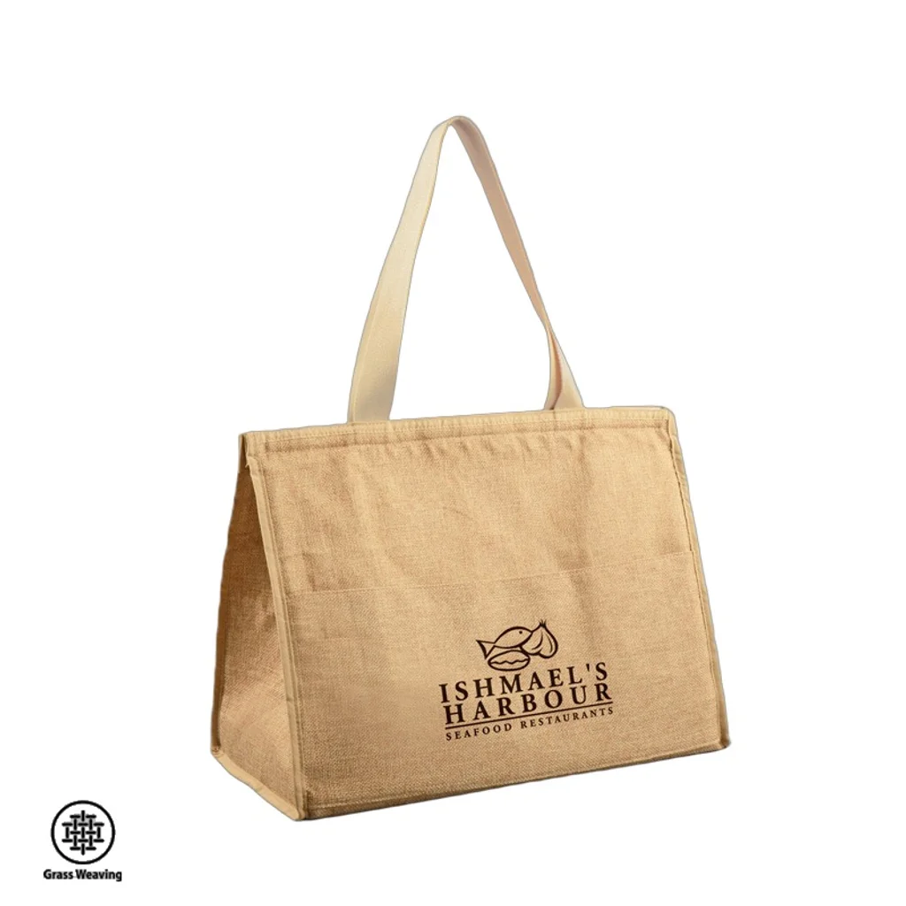 Hovedproduktbilde for 25-47-drb-5730-b Lawson 28L Jute Kjølebag / Shoppingbag