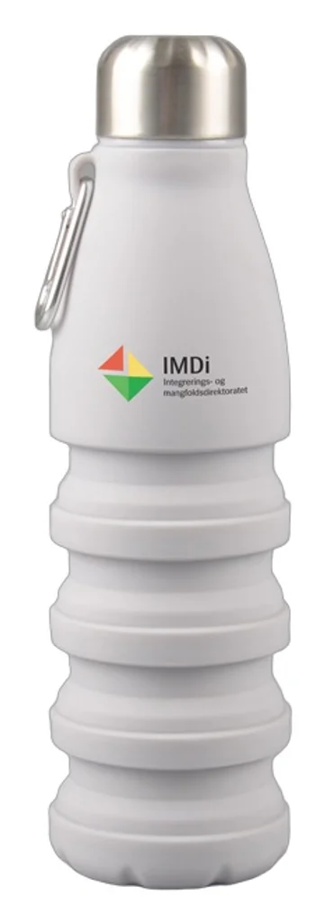 Hovedproduktbilde for 25-47-drb-5768 Jaclyn 550 ml Sammenleggbar Drikkeflaske med Karabinkrok