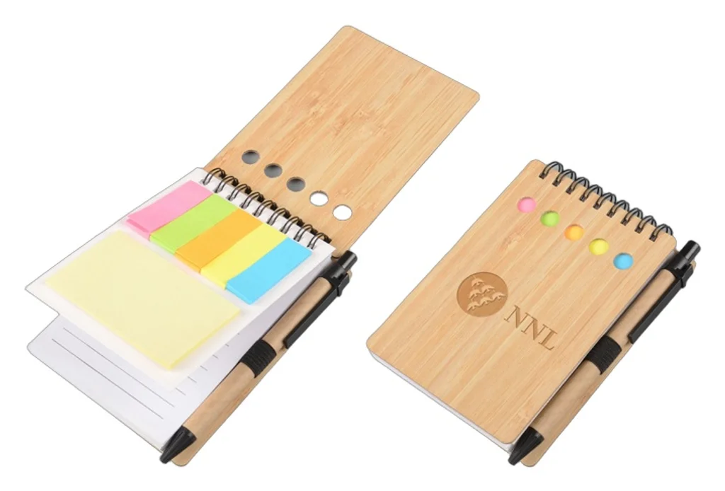 Hovedproduktbilde for 25-47-drb-5774 Nova Bambus Notatlapper med Spiralbok