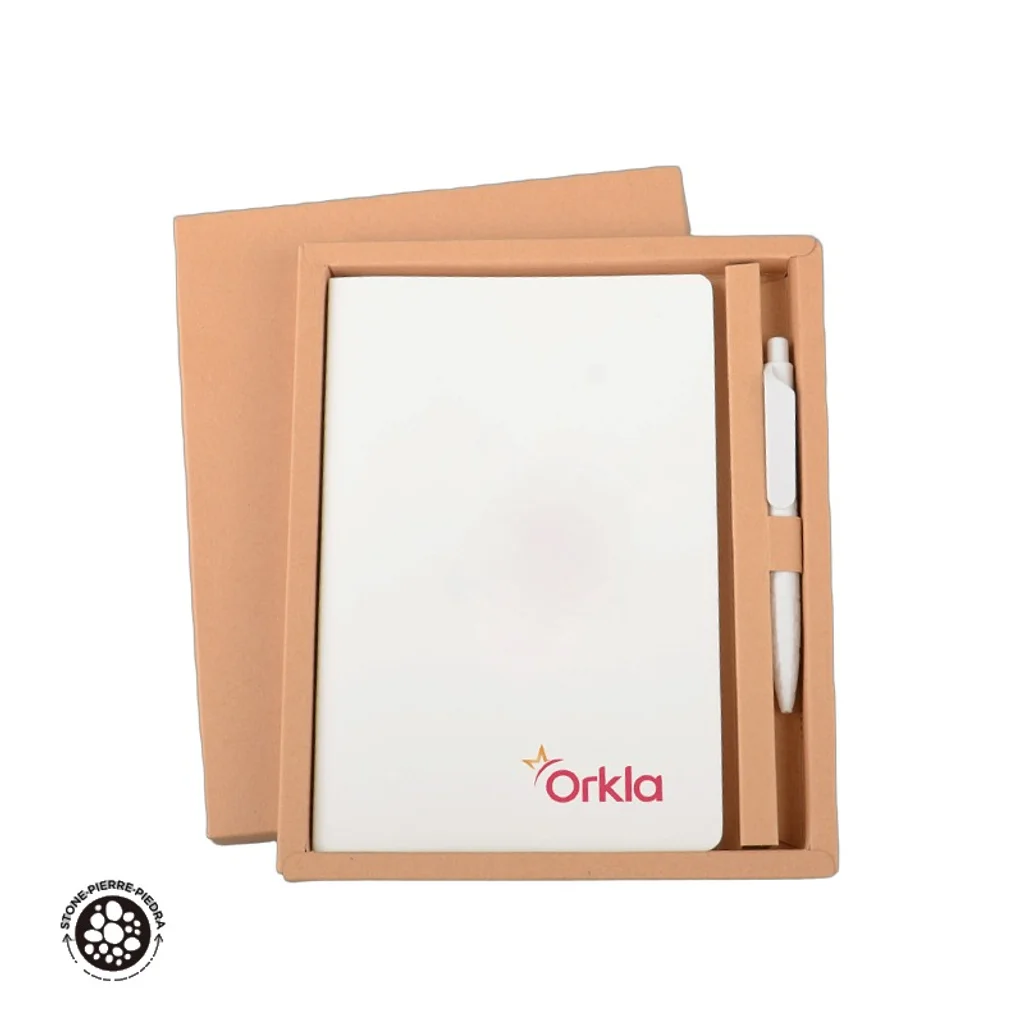 Hovedproduktbilde for 25-47-drb-5797-b Nilo A5 Steinpapir Gavesett med Notatbok