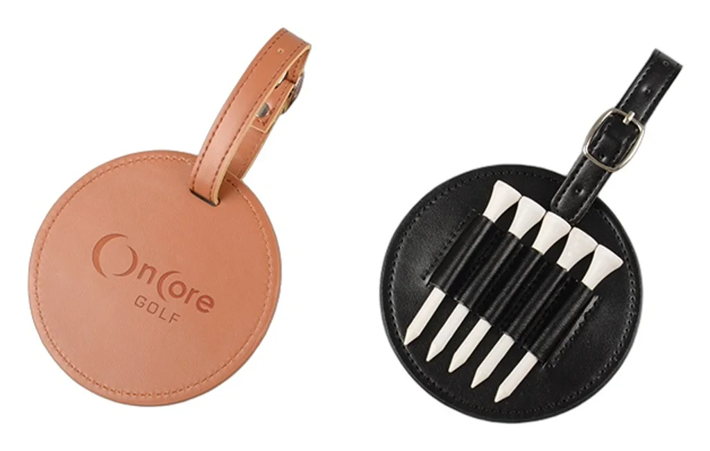 Hovedproduktbilde for 25-47-drb-5996 Pebble PU-lær Golf Bag Tag