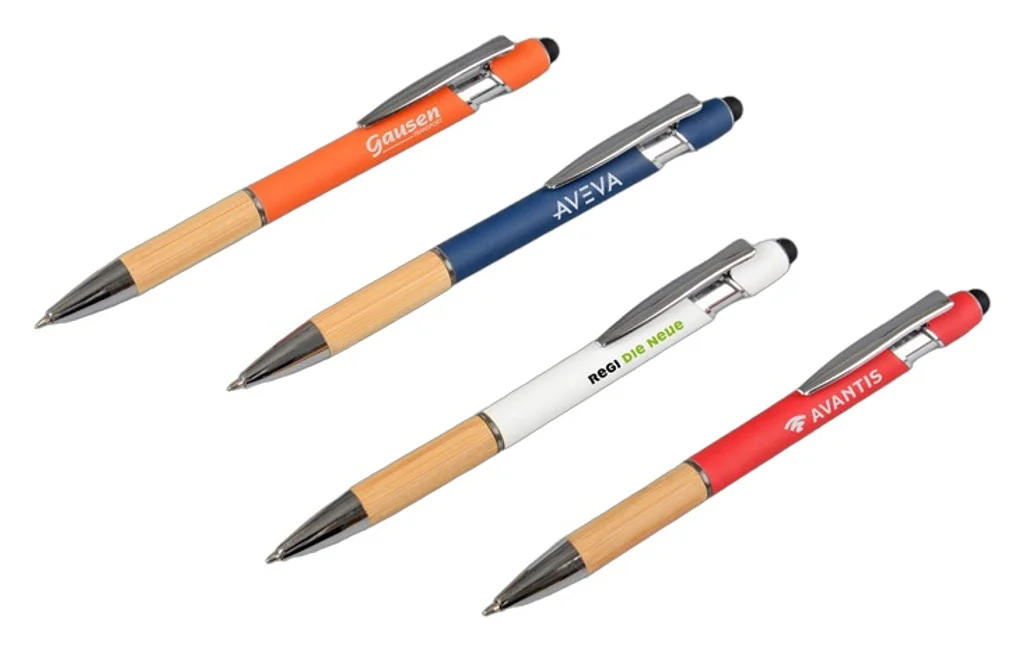 Hovedproduktbilde for 25-47-drb-6022 Weler Resirkulert Aluminium og Bambus Touch/Stylus  Kulepenn