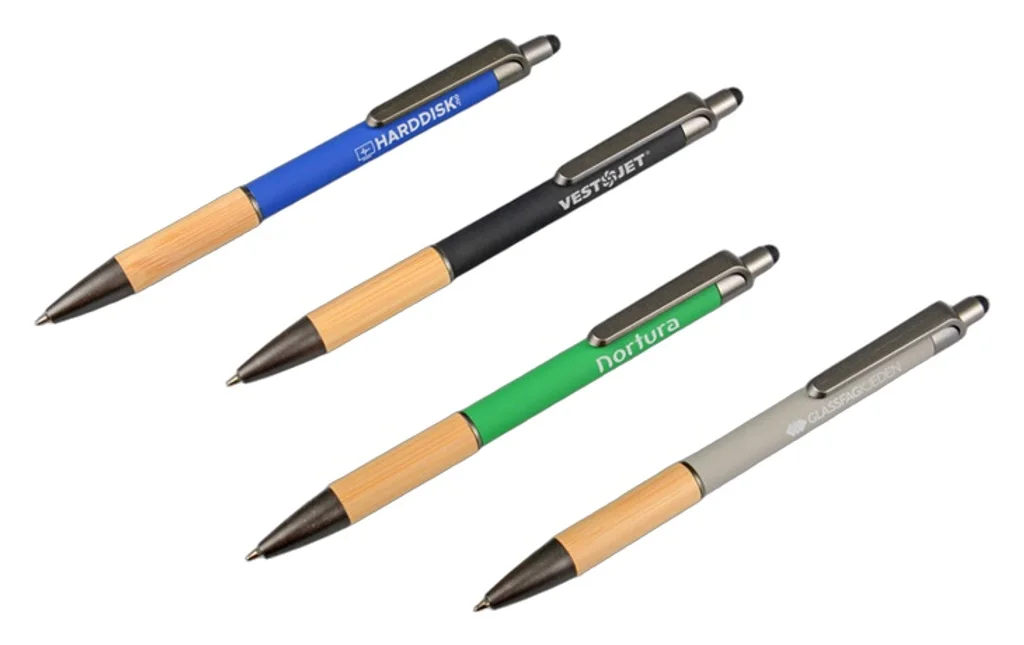 Hovedproduktbilde for 25-47-drb-6023 Zenet Resirkulert Aluminium og Bambus Touch/Stylus  Kulepenn