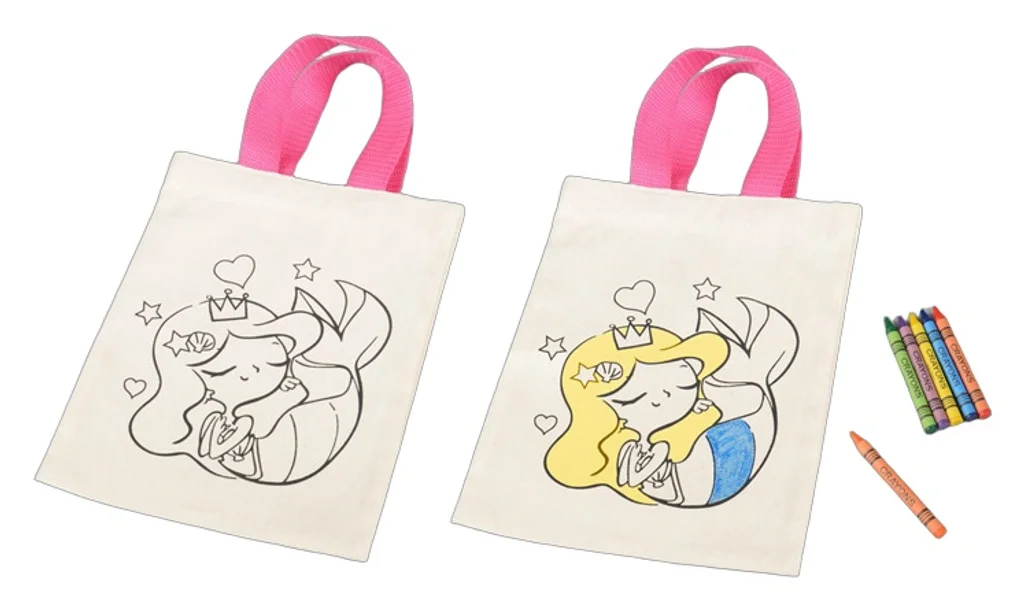Hovedproduktbilde for 25-47-drb-6128 RPET Canvas "Tegn på meg" Handlenett for Barn