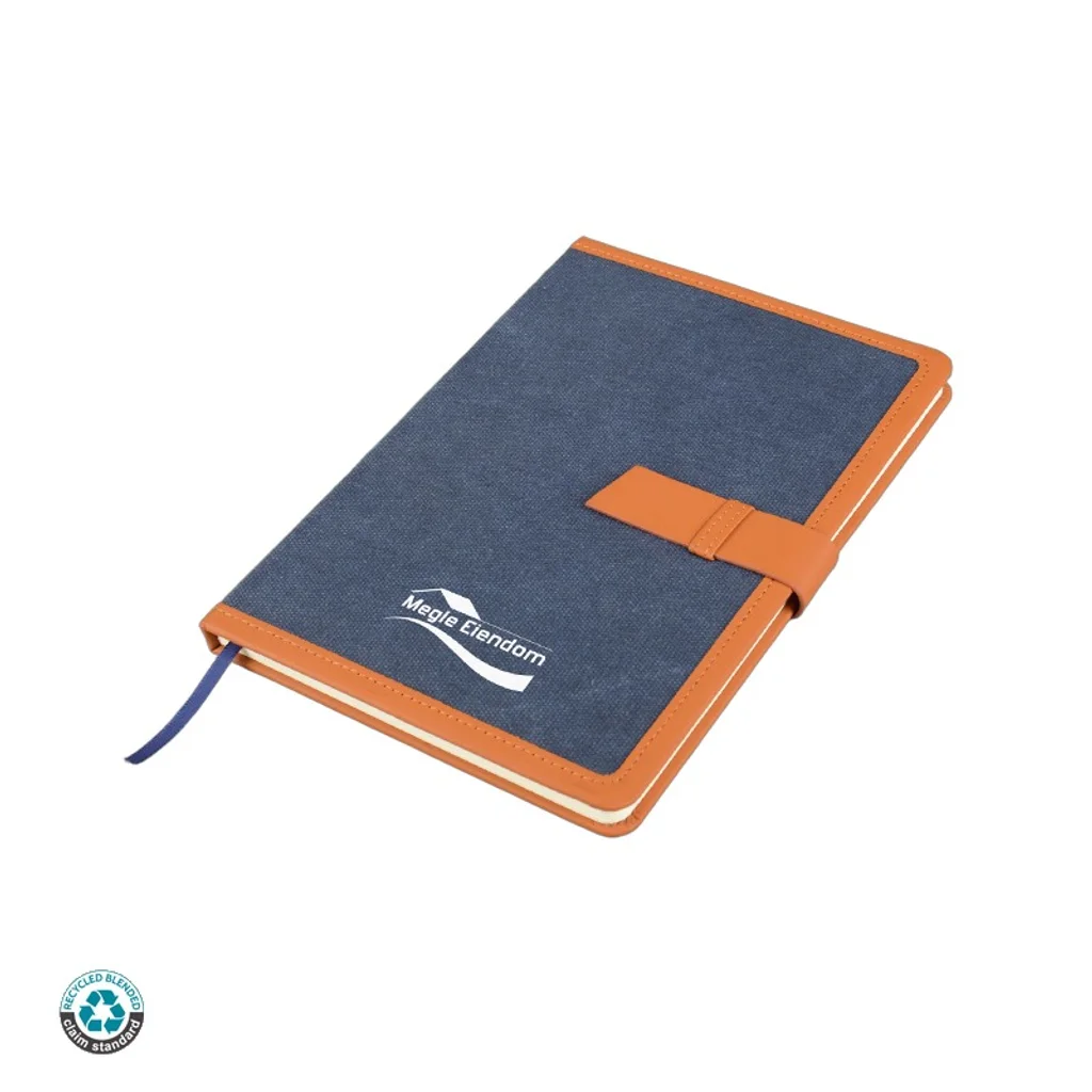 Hovedproduktbilde for 25-47-drb-6144 Skogstad A5 Resirkulert Canvas Notatbok
