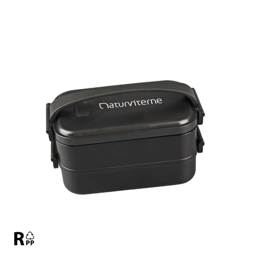 Hovedproduktbilde for 25-47-drb-6320 Kompassberg Dobbel RCS Resirkulert PP Matboks 1800 ml